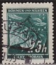 Czech Republic 1939 Flora 25 H Verde Scott 23
